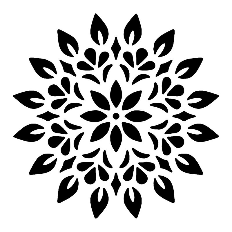 شابلون باتیس آرت طرح اسلیمی کد 653