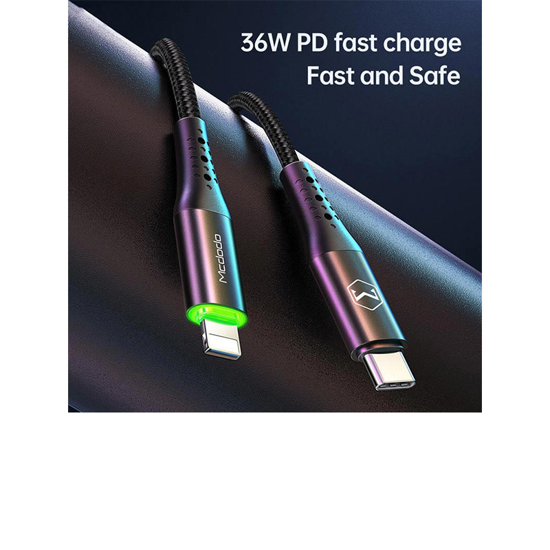 کابل تبدیل USB-C به لایتنینگ مک دودو مدل Auto Power Off CA-7360-M01 طول 1.2 متر