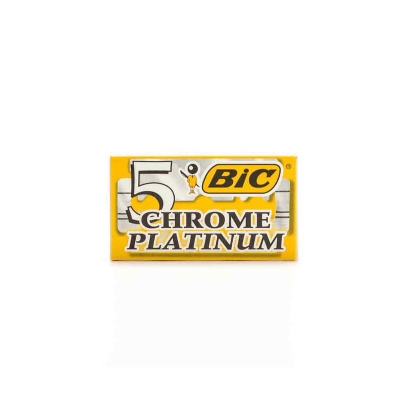 تیغ یدک بیک مدل Platinum Chromium Double Edge مجموعه 3 عددی
