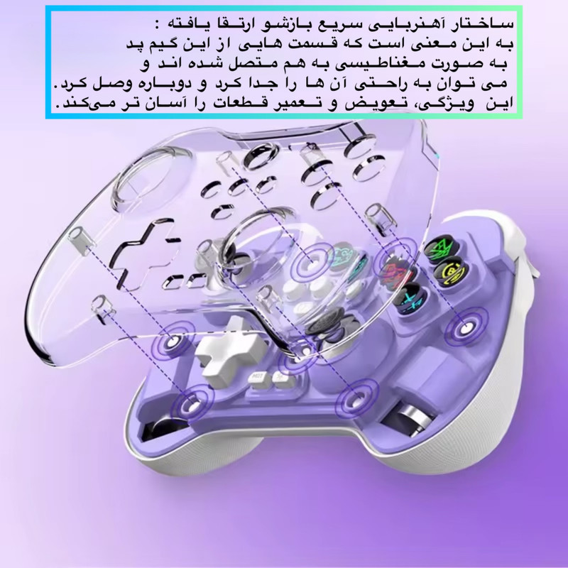 دسته بازی بلوتوثی مدل Z01X