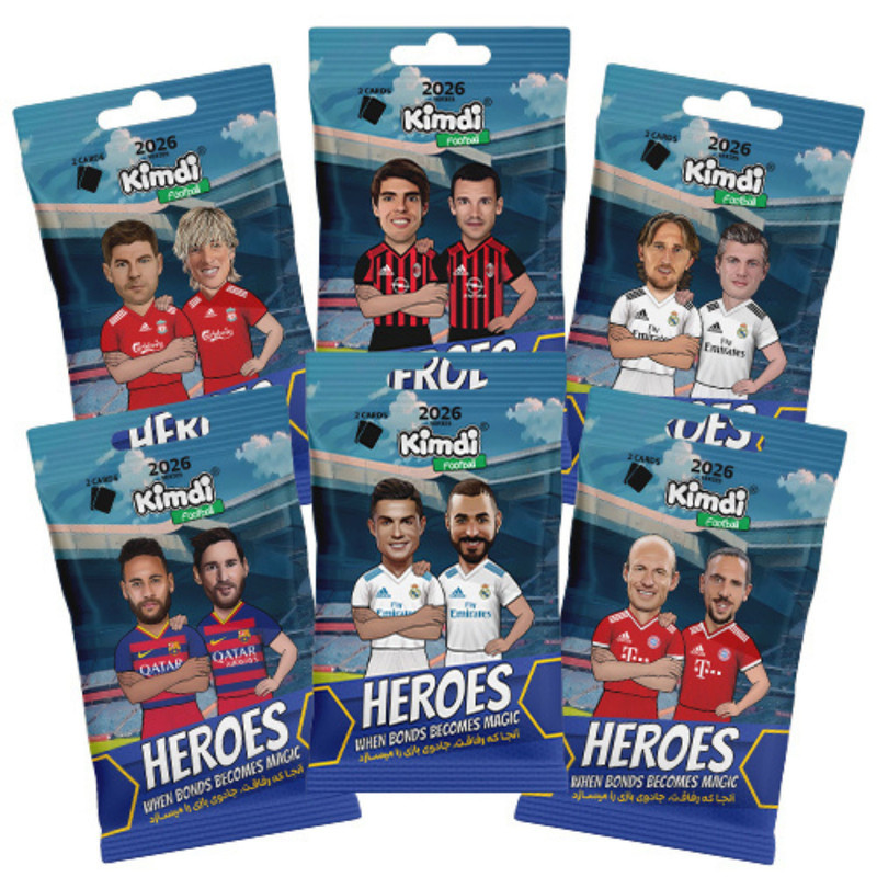 اسباب بازی شانسی کیمدی مدل 2026 Heroes مجموعه 6 عددی