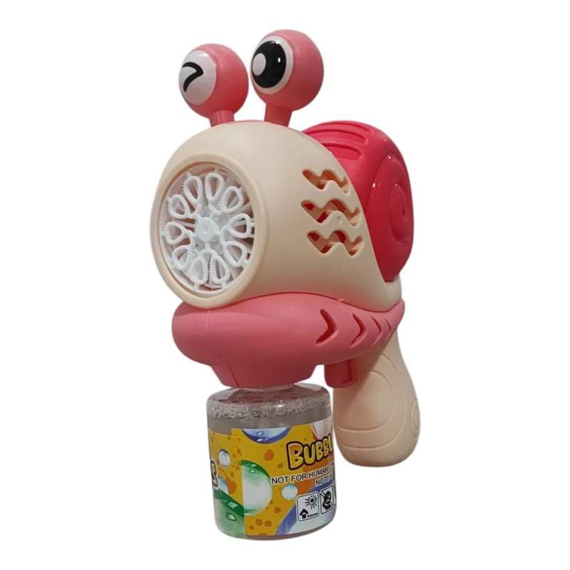 حباب ساز مدل تفنگی مخزن دار شارژی طرح حلزونی کد SNAIL GUN 123