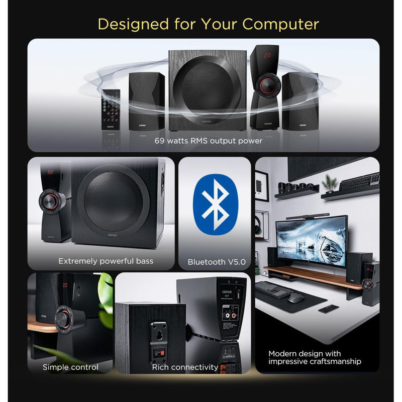 اسپیکر دسکتاپ ادیفایر مدل CX7