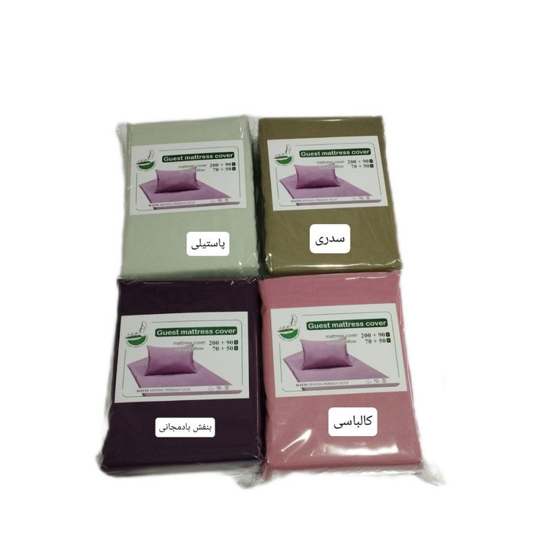 محافظ تشک مهمان مدل تارا یکنفره سایز 90*200 سانتی متر به همراه روبالشی