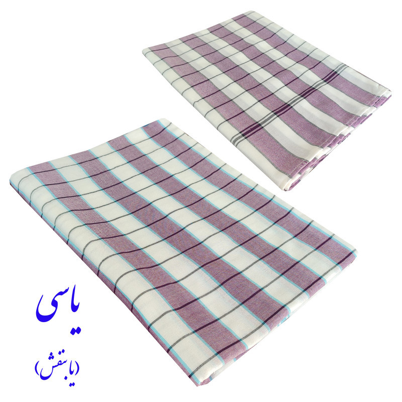 شمد یک نفره نساجی دُر هنر یزد مدل ویسکوز  سایز 240x160 سانتی‌متر