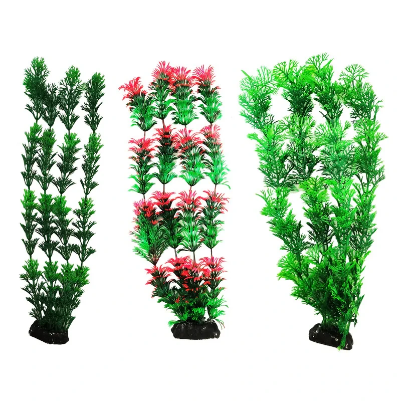 گیاه تزیینی آکواریوم کد B01 مجموعه 3 عددی