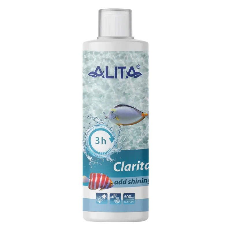 محلول شفاف کننده آب آکواریوم آلیتا مدل Clarita حجم 500 میلی لیتر