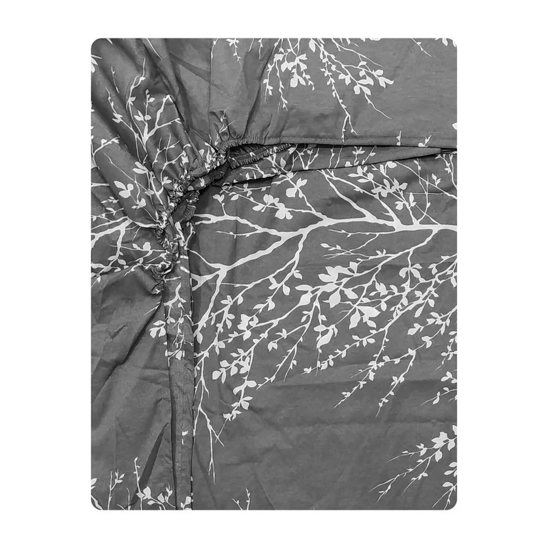ملحفه آدنو مدل شاخه کد IR132 دونفره سایز 180x200 سانتی متر