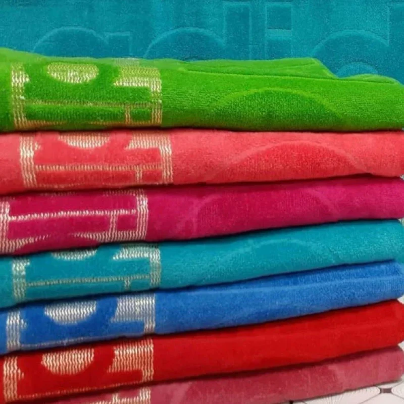 حوله دست و صورت مدل اسپرت باشگاهی کد 32 سایز 70x35 سانتی متر