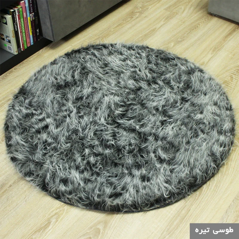 پادری هیراد هوم فرنشینگ طرح خز فانتزی سایز 110×110 سانتی متر