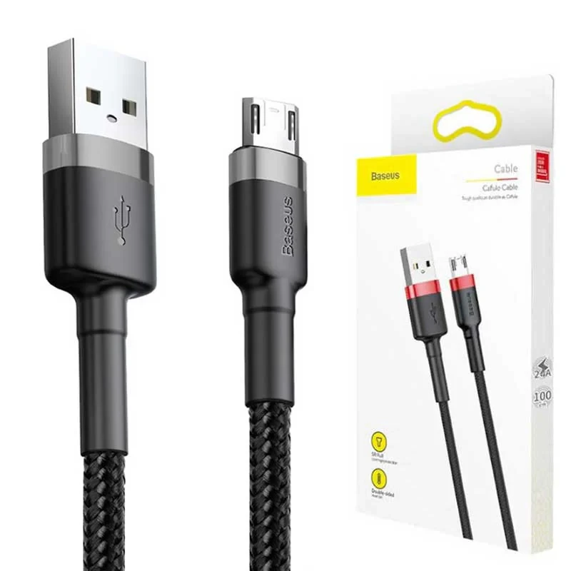 کابل تبدیل USB به microUSB بیسوس مدل Cafule طول 1 متر