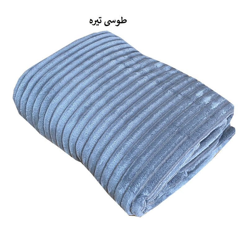 پتو مسافرتی شایسته مدل پلیسه کرکره ای سایز 160x205 سانتی متر