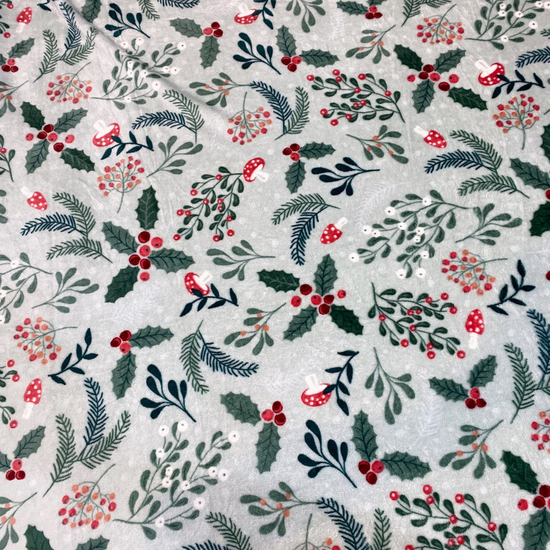 پتو مسافرتی یک نفره مدل برگ سبز سایز 200x160 سانتی‌متر