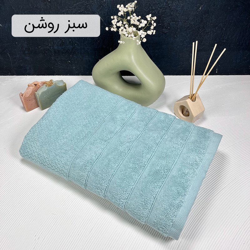 حوله حمام دنیز طرح پینار سایز 100 * 155 سانتی متر