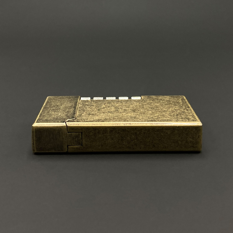فندک گازی مدل سنگ بغل آنتیک کد DKD-2063