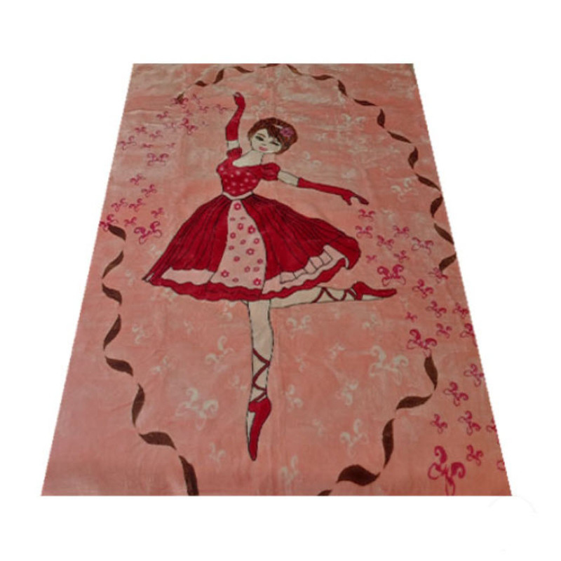 پتو 1 نفره گلبافت مدل عروسکی برتر سایز 140x200 سانتی‌متر