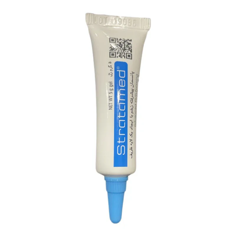 ژل محافظ و ترمیم‌کننده زخم استرات فارما استراتامد 5g با قابلیت ایجاد لایه نازک محافظ، استفاده روزانه یک بار، خشک شدن سریع و امکان استفاده زیر پوشش‌های محافظتی و کرم ضدآفتاب