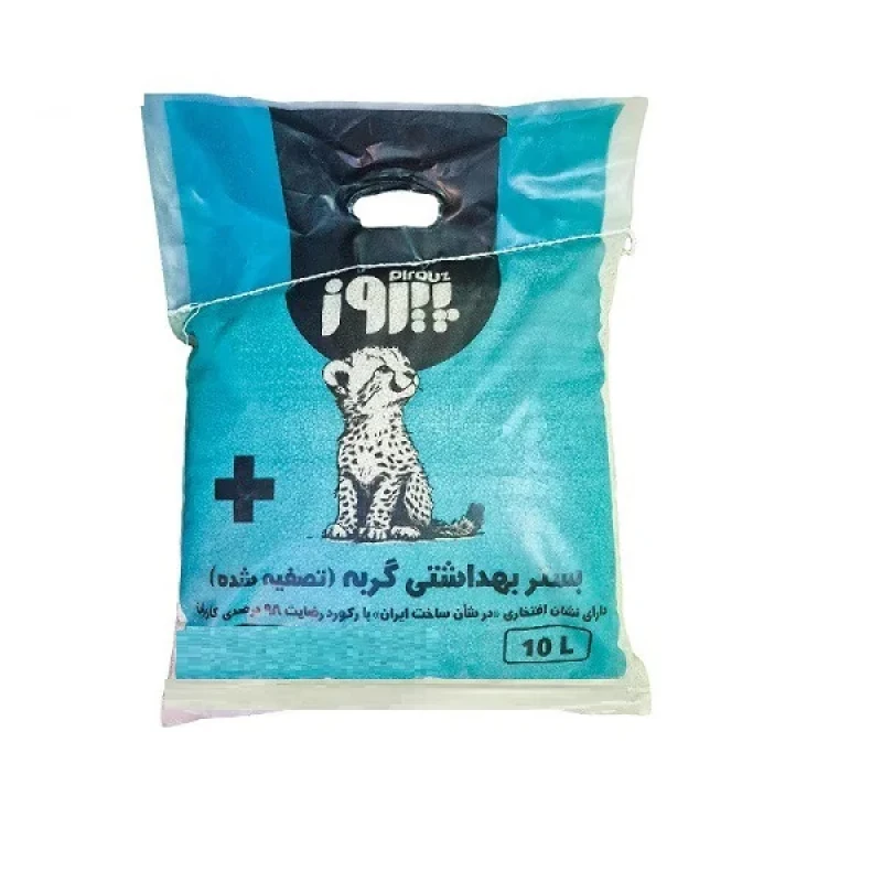 خاک بستر گربه مدل تصفیه شده ضدحساسیت وزن 8 کیلوگرم