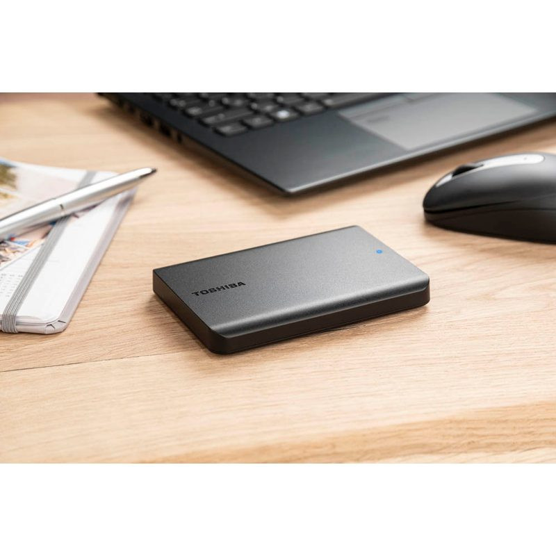 هارد اکسترنال توشیبا مدل Canvio Basics ظرفیت 1 ترابایت دارای رابط USB Type-A