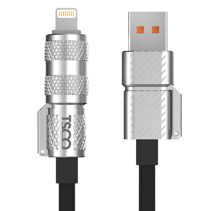 کابل تبدیل USBUSB-C به لایتنینگUSB-C تسکو مدل GCA 240W طول 1.2 متر