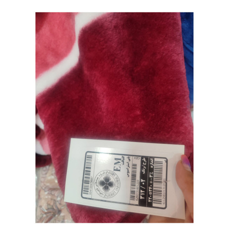 پتو 2 نفره گلبافت مدل گلدار کد 312 سایز 220x240 سانتی‌متر