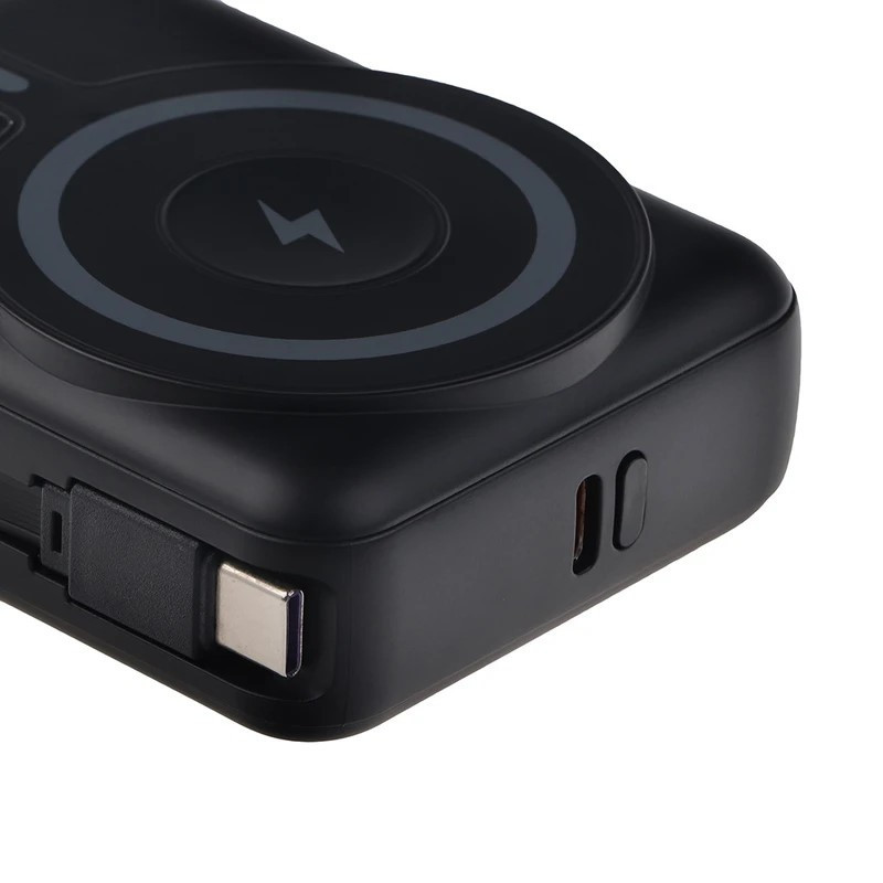 پاوربانک بی سیم 22.5 وات مدل X-819M ظرفیت 10000 میلی‌آمپرساعت به همراه کابل usb-c