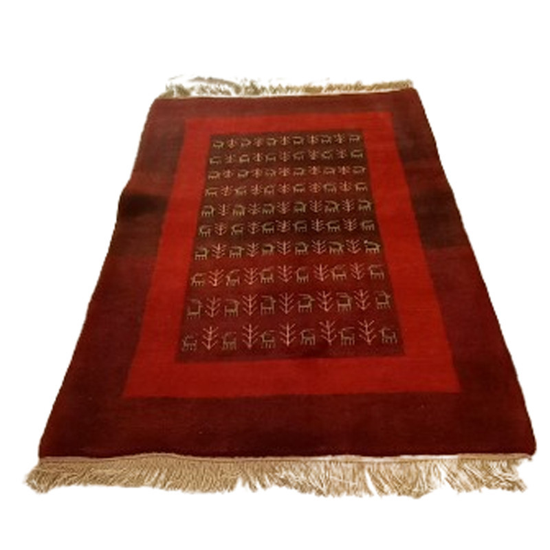گبه فرش دستباف یک ونیم متری مدل بافت قشقای شیراز کد NKP.Z.N54