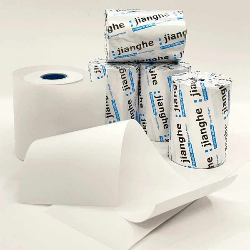 کاغذ پرینتر حرارتی 40 متری 79 جیانگ آرال سفید بسته بندی 60 عددی