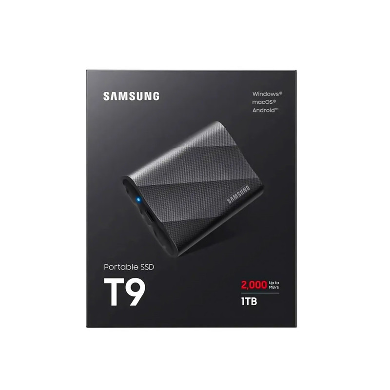 اس اس دی اکسترنال سامسونگ مدل T9 ظرفیت 1 ترابایت رابط USB 3.2 Gen2