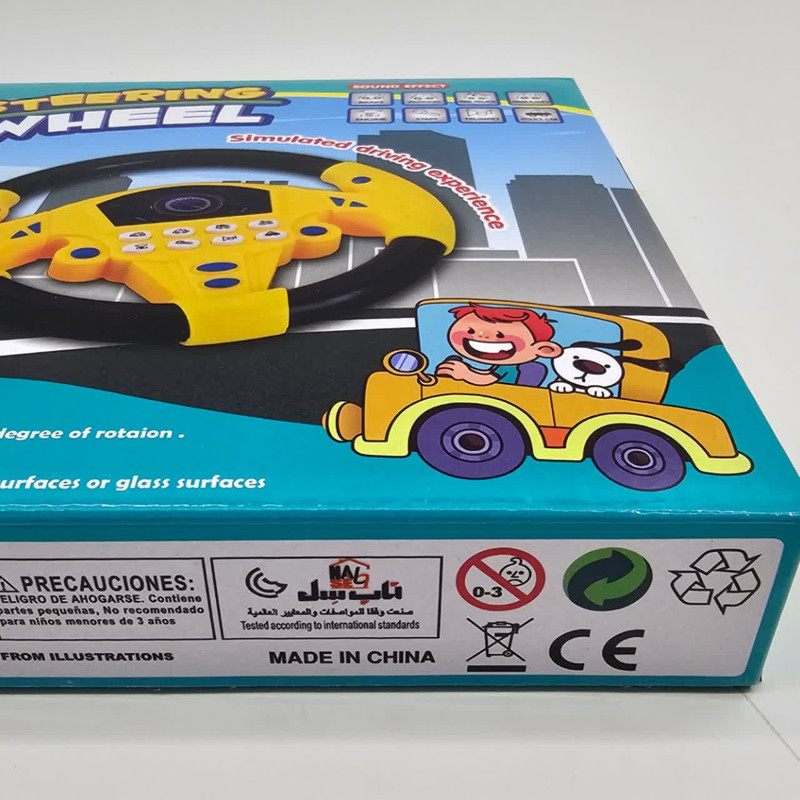اسباب بازی ناب سل مدل فرمان ماشین داشبوردی موزیکال Musical steering wheel