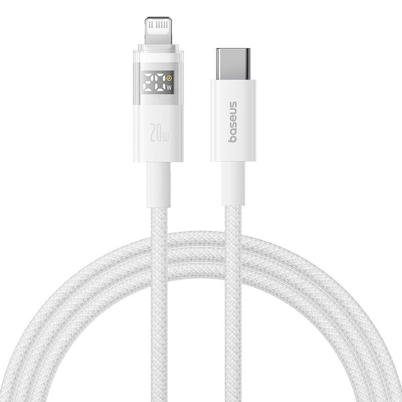 کابل تبدیل USB-C به لایتنیگ بیسوس مدل Display 2 Fast Charging طول 2 متر