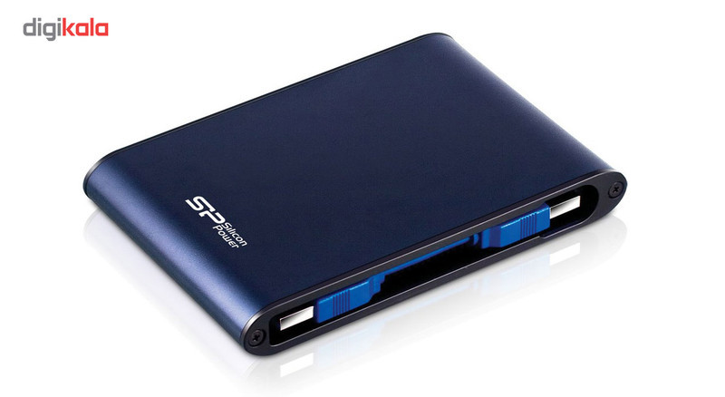 هارد اکسترنال سیلیکون پاور مدل Armor A80 ظرفیت دو ترابایت دارای رابط USB Type-A 3.2