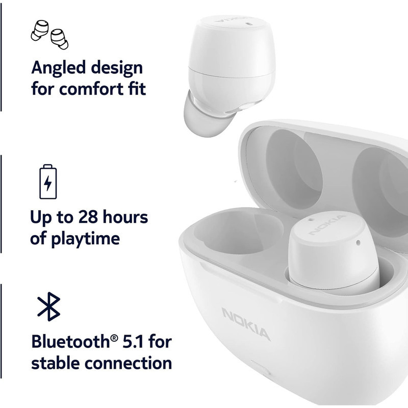 هدفون بلوتوثی نوکیا مدل TWS-521 WH