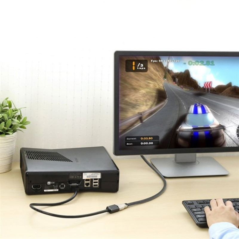 کابل افزایش طول HDMI یوگرین مدل HD107 10141 طول 1 متر