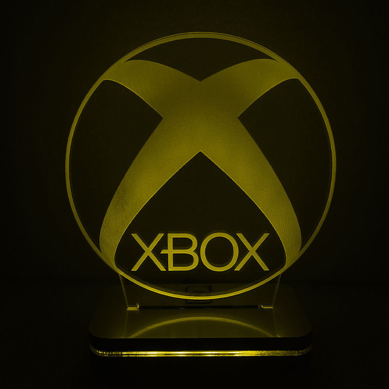 چراغ خواب سان لیزر طرح ایکس باکس XBOX مدل تک رنگ