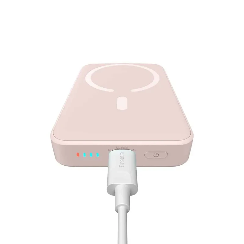 پاوربانک باسئوس مدل Magnetic Mini ظرفیت 10000 میلی آمپر ساعت