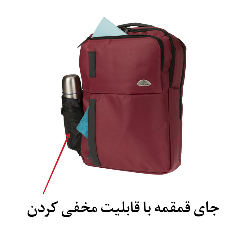 کوله پشتی لپ تاپ تنسر مدل راکی کد 119 مناسب برای لپ تاپ 15.6 اینچی