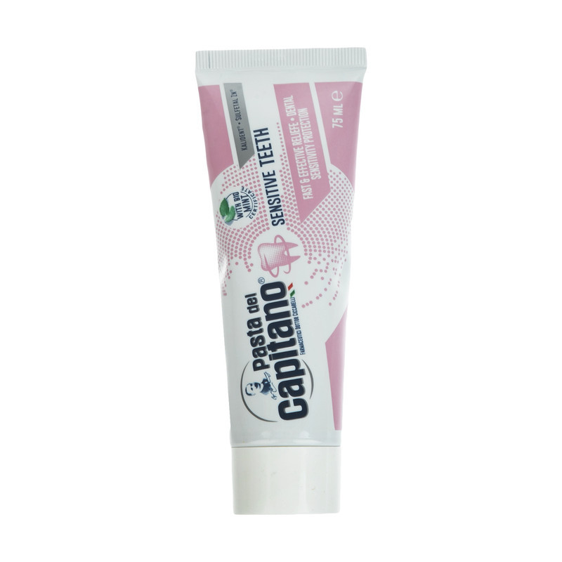خمیر دندان پاستا دل کاپیتانو مدل Sensitive Teeth حجم 75 میلی لیتر