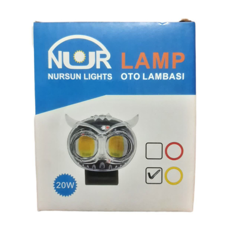 پرژکتور 2 کنتاکت طرح جغد شفاف