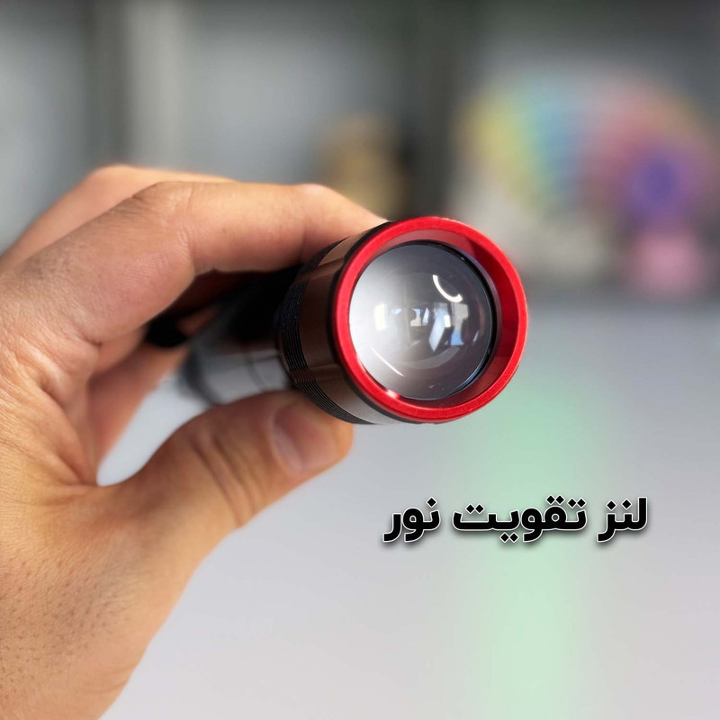 چراغ قوه دستی اسمال سان مدل P7 کد 2167 با نور مهتابی