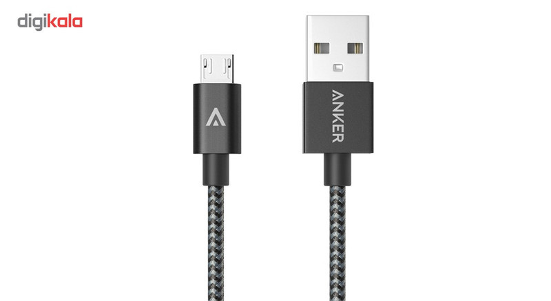 کابل تبدیل USB به Micro USB انکر مدل A7111 طول 90 سانتیمتر