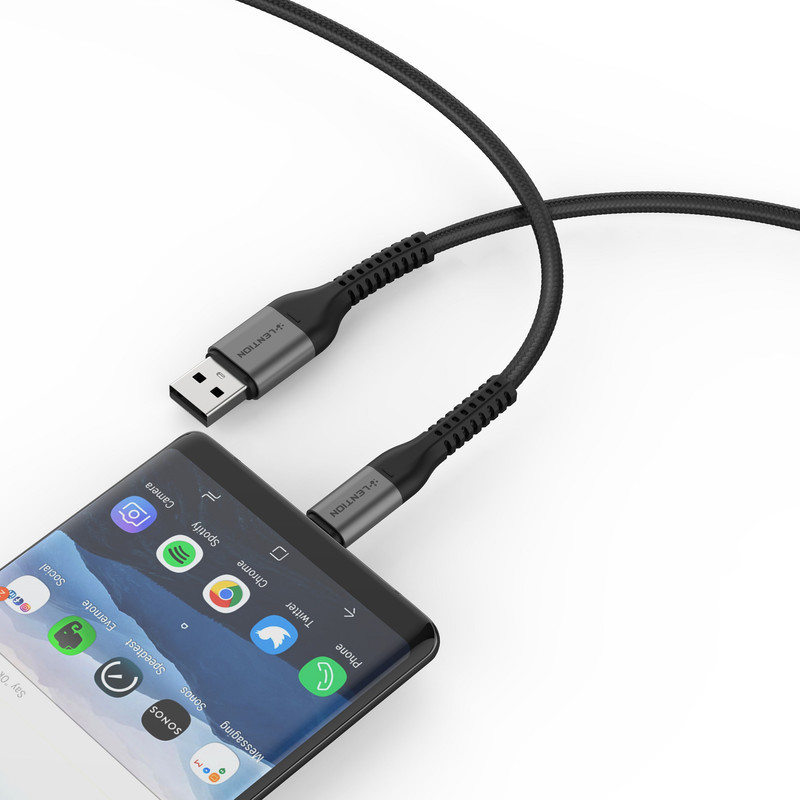 کابل تبدیل USB به USB-C لنشن مدل ACT طول2 متر