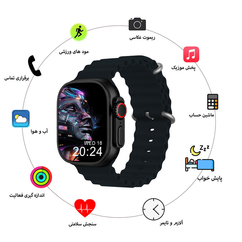 ساعت هوشمند گیفت کالکشن مدل GL Ultra 2 Series