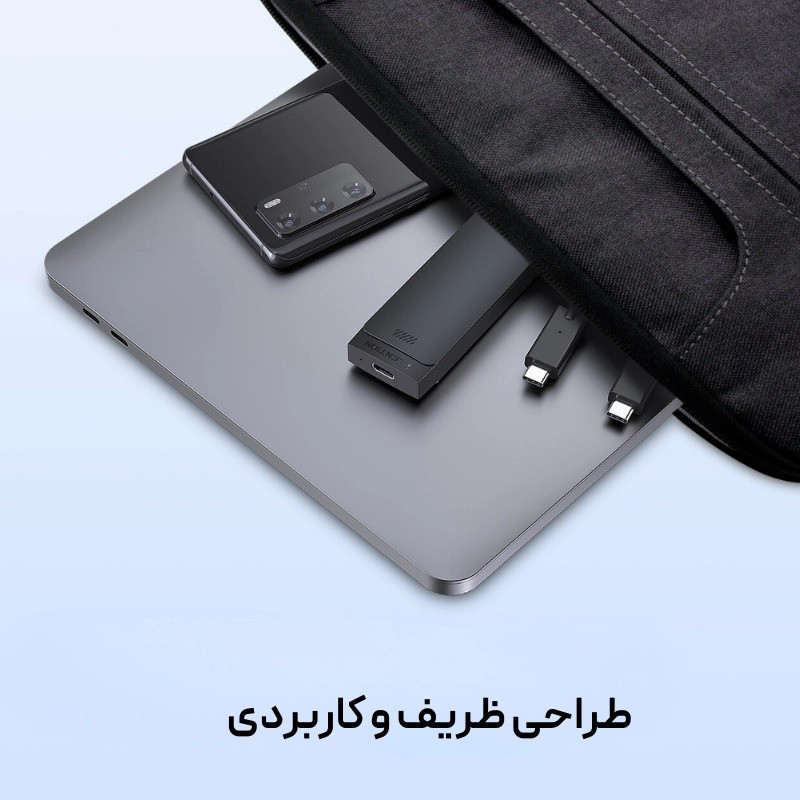 قاب هارد دیسک لنشن مدل SSD M.2 NVMe کد C9B-BLK