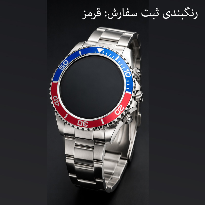 ساعت هوشمند 49 میلی متری اسکمی مدل BX 51 با بند فلزی