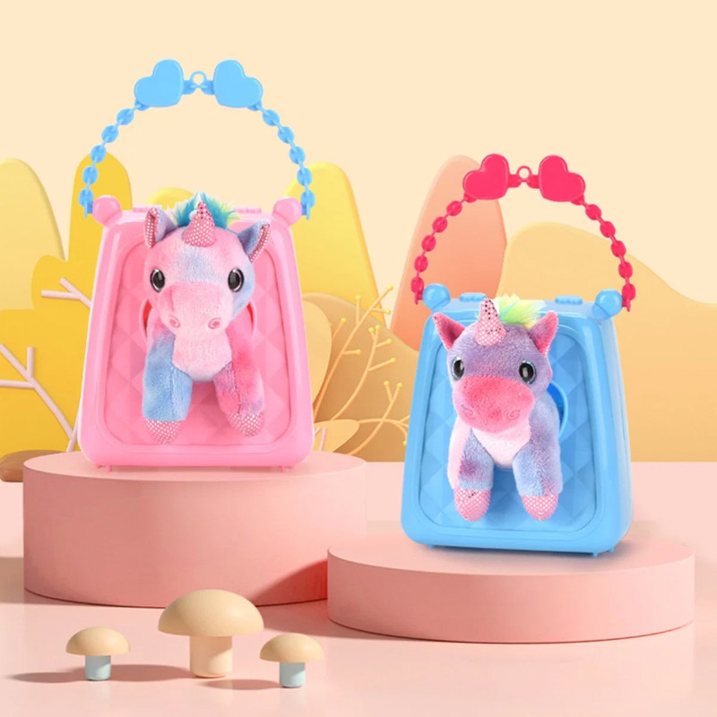 اسباب بازی مدل پونی کیف دار طرح Cute unicorns کد DR5048