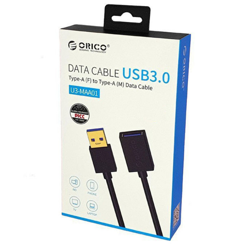 کابل افزایش طول USB 3.0 اوریکو مدل U3-MAA01 طول 2 متر