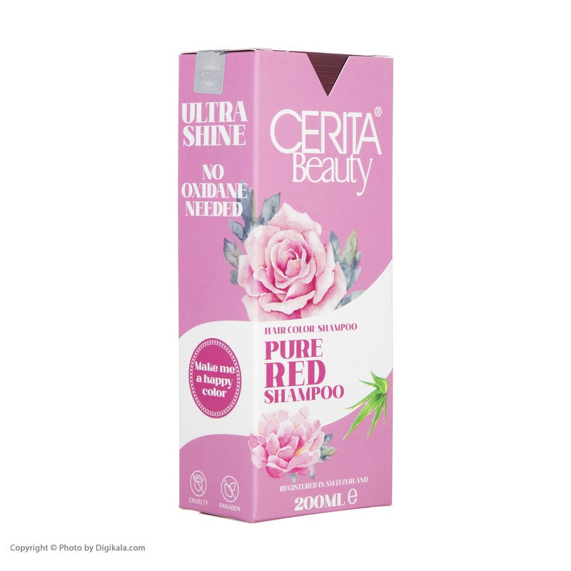 شامپو مو سریتا مدل Pure Red حجم 200 میلی لیتر