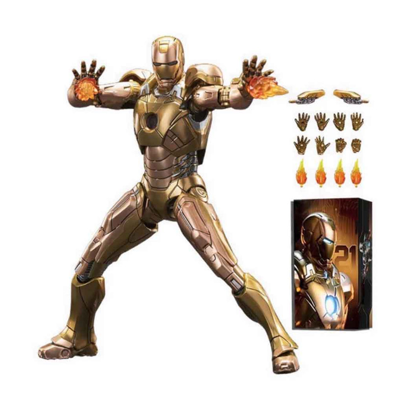 اکشن فیگور مدل ironman mark 21 ارتفاع 15 سانتی‌متر