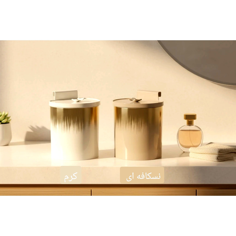 سطل زباله کابینتی مدل ترانه گنجایش 4 لیتر